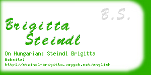 brigitta steindl business card